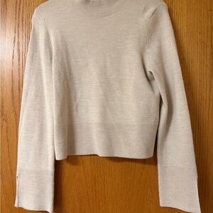 French Connection Beige Knit Top